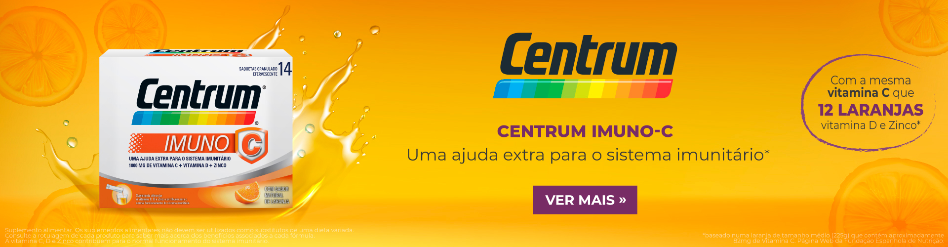 Lançamento Centrum Imuno-C Lançamento Centrum Imuno-C