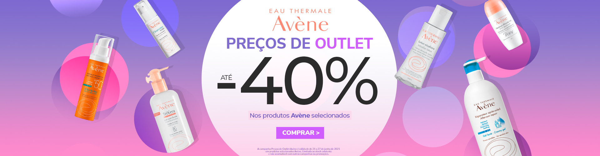 Preços de Outlet Avène Preços de Outlet Avène