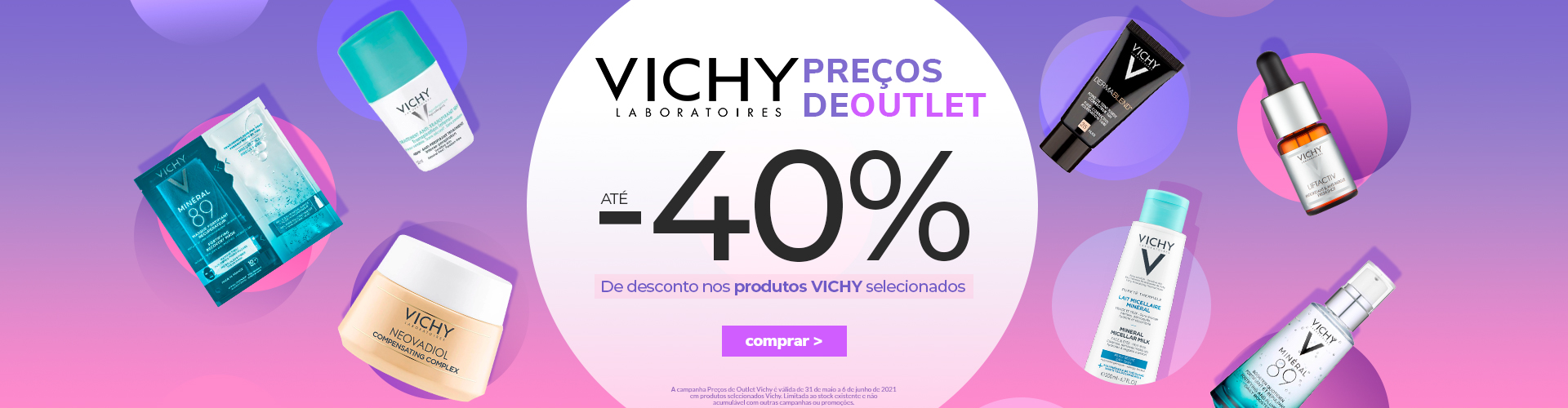Preços de Outlet Vichy Preços de Outlet Vichy