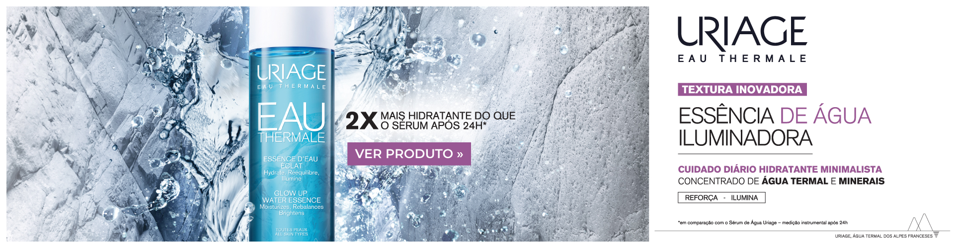 Uriage Eau Thermale – Essência de Água Iluminadora Uriage Eau Thermale – Essência de Água Iluminadora