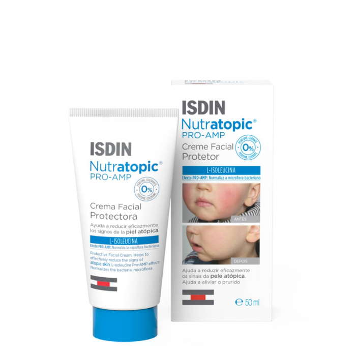 ISDIN Nutratopic Pro-AMP Creme Facial para Pele Atópica 
