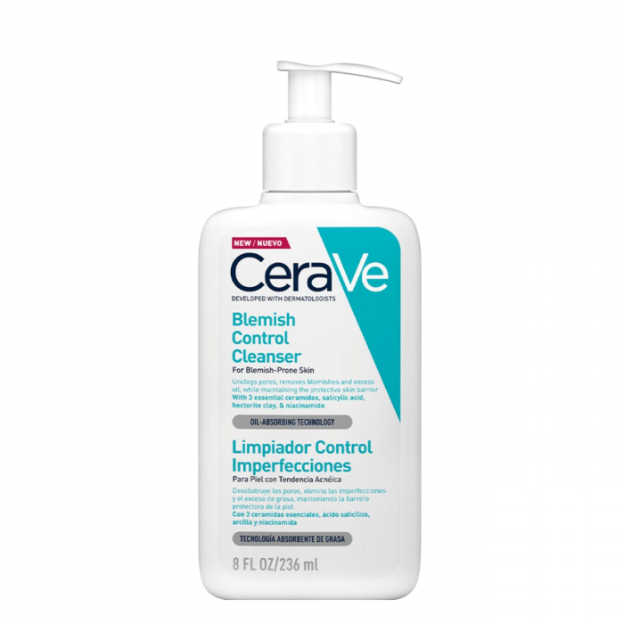 Cerave Blemish Control Cleanser Gel Limpeza Anti-Imperfeições