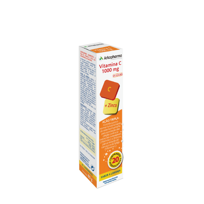 Arkopharma Vitamina C + Zinco Comprimidos Efervescentes