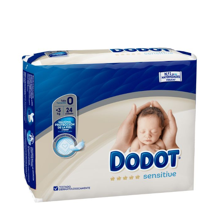 Dodot - Fraldas Sensitive T1 (2-5kg) 80 Unidades, Recém-nascido