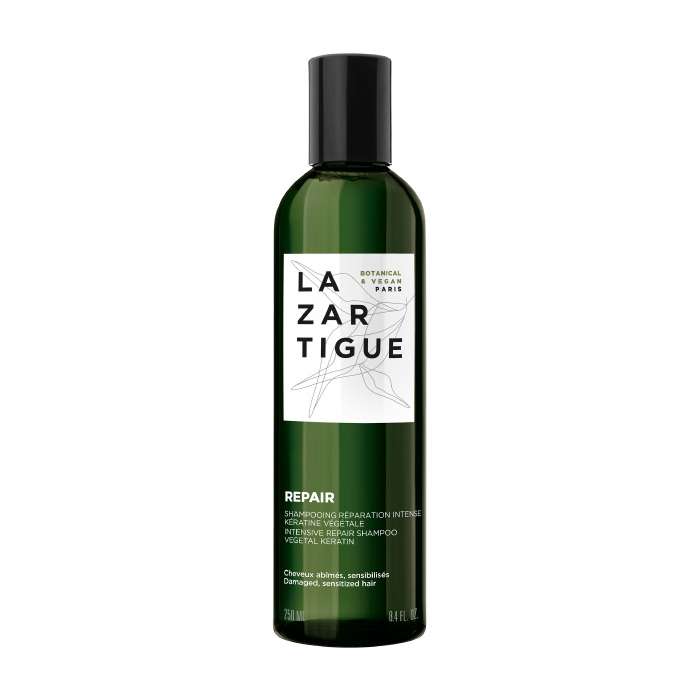 Lazartigue Shampoo Reparação Intensa 250ml para cabelos danificados e secos