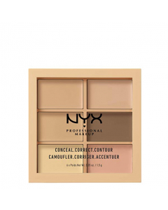 NYX 3C Paleta de Rosto Cor Light 1.5gr