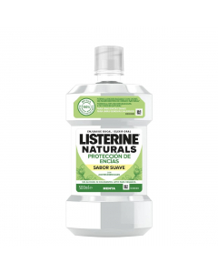 Listerine Naturals Proteção das Gengivas Elixir Sabor Suave 500ml
