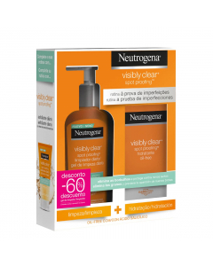 Neutrogena Visibly Clear Pack Creme Hidratante + Gel de Limpeza