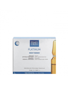 Martiderm Platinum Night Renew Ampolas Anti-Idade Noite 10x2ml