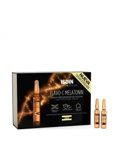 Isdin Flavo C Melatonin Sérum Reparador de Noite Ampolas 30x2ml