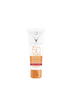 Vichy Capital Soleil SPF50 Antienvelhecimento 3 em 1 Creme Anti Rugas 50ml