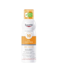 Eucerin Oil Control SPF50 Spray Solar Transparente Toque Seco 200ml