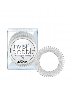 Invisibobble Slim Elástico 3unid.-Crystal Clear