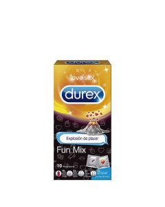 Durex Love Sex Fun Explosão de Prazer Fun Mix Preservativos 10un.