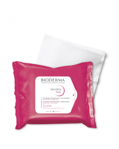 Bioderma Sensibio H2O Toalhitas Desmaquilhantes Suaves 25unid.