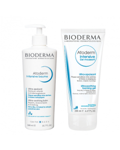 Bioderma Atoderm Intensive Pack Bálsamo Calmante oferta Gel Limpeza