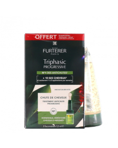 Rene Furterer Triphasic Kit Antiqueda Progressiva Ampolas + Shampoo
