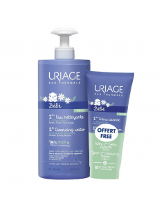 Uriage Bebé Kit Água de Limpeza  + Creme Lavante