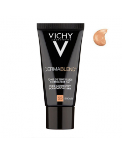 Vichy Dermablend Fond Teint Base Fluida Cor 55 Bronze 30ml