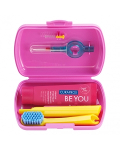 Curaprox [Be You] Kit Viagem Rosa Claro