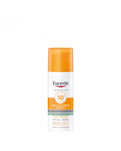 Eucerin Sun Oil-Control Tinted Gel-Creme SPF50+ Tom Claro 50ml