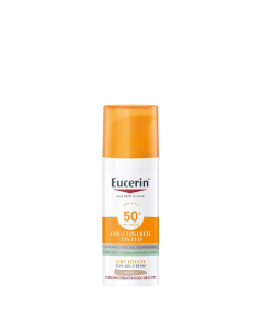 Eucerin Sun Oil-Control Tinted Gel-Creme SPF50+ Tom Médio 50ml