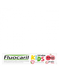 Fluocaril Kids Pasta de Dentes Morango 3-6 Anos 50ml