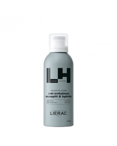 Lierac Homme Mousse de Barbear Hidratante Anti-irritações 150ml