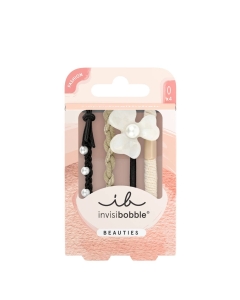 Invisibobble Twistar Flower Pearl Elásticos 4un.