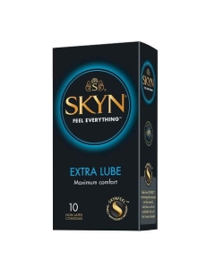 Skyn Extra Lube Preservativos Lubrificados Sem Látex 10un.