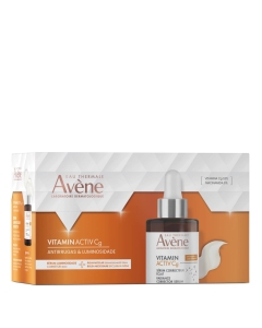 Avène Vitamin Activ Cg Coffret Luminosidade Sérum 30ml + Água Micelar 100ml + Oferta Bolsa
