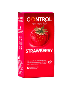 Control Strawberry Preservativos com Aroma 12un.