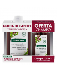 Klorane Quinina Bio Shampoo Fortificante Antiqueda Oferta de 100ml