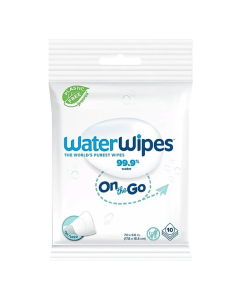 WaterWipes On The Go Toalhitas Suaves e Biodegradáveis 10un.