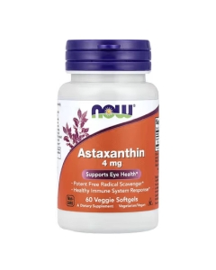 Now Astaxanthin 4mg Cápsulas Moles 60un.