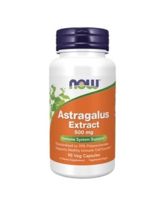 Now Astragalus Extract 500mg Cápsulas Vegetais 90un.