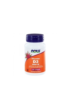 Now Vitamin D3 2000 U.I. Cápsulas Moles 120uni.