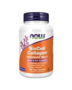 Now Colagénio Biocell (Type Ii) Wt/ Acid Hyaluronic Cápsulas Vegetais 120un.