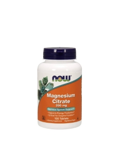 Now Magnesium Citrate Comprimidos Sistema Nervoso 100un.