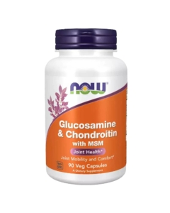 Now Glucosamina, Condroitina E MSM Cápsulas Vegetais 90un.