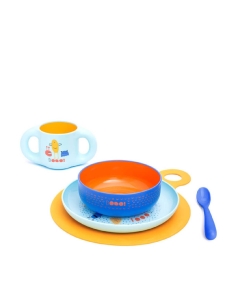 Suavinex Feeding Boy +6M Pack Loiça de Aprendizagem 5unid