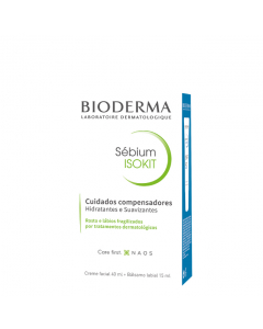 Bioderma ISO Kit Creme Sébium Hydra + Bálsamo Labial Atoderm
