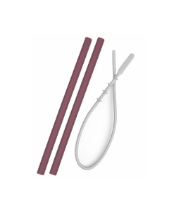 Minikoioi Palhinhas de Silicone Flexíveis Rose & Brush 2unid.
