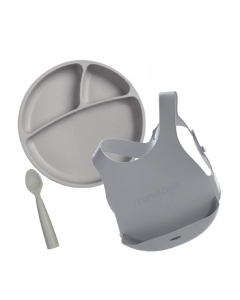 Minikoioi Conjunto Alimentação Cinzento 6m+