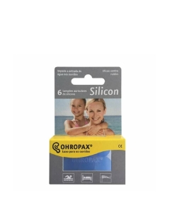 Ohropax Tampões Ouvidos Silicone Medicinais 6un.