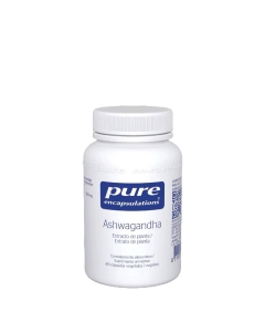 Pure Encapsulations Ashwagandha Cápsulas Stress e Memória 60un.