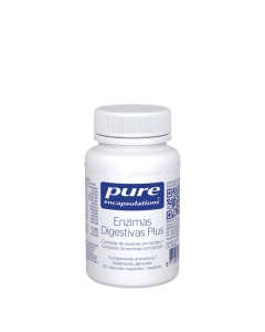 Pure Encapsulations Enzimas Digestivas Plus Cápsulas Lactose 90un.