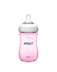 Philips Avent Natural Biberão Fluxo 2 Rosa 1M+ 260ml
