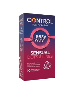 Control Sensual Dots & Lines Easy Way Preservativos 10un.