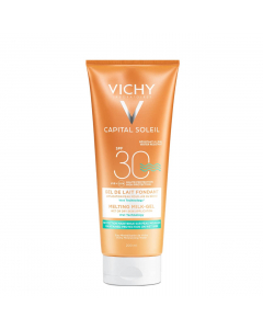 Vichy Ideal Soleil Leite Protetor FPS30 Pele Molhada ou Seca 200ml